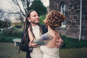 Bride and Groom Dreads